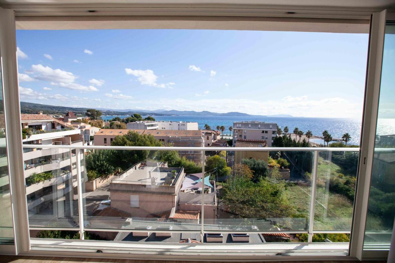 Tres Beau T2 Climatise Refait A Neuf, Vue Mer Panoramique Exceptionnelle A 120M A Pied De La Plage ลาซิโอตาต์ ภายนอก รูปภาพ